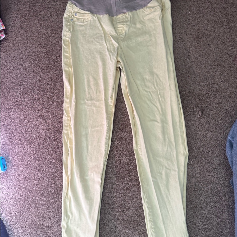 Maternity Yellow Pants